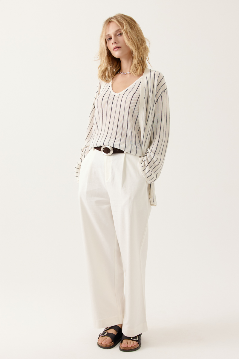 CÁRDIGAN FEA COLOR BLANCO 2